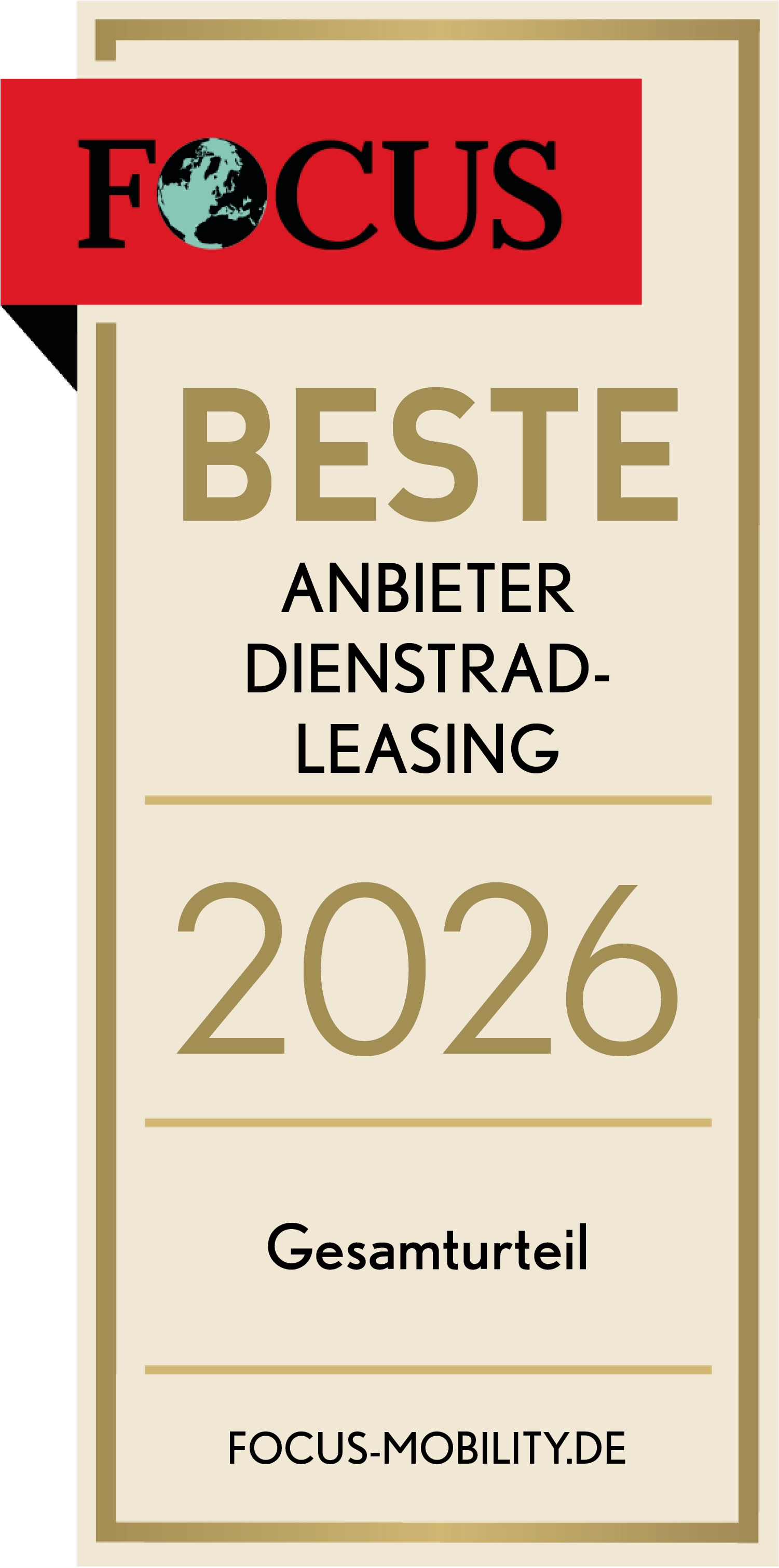 JobRad ist FOCUS Testsieger: Beste Dienstrad-Leasing 2026 Gesamturteil JobRad ist FOCUS Testsieger: Beste Dienstrad-Leasing 2026 Gesamturteil
