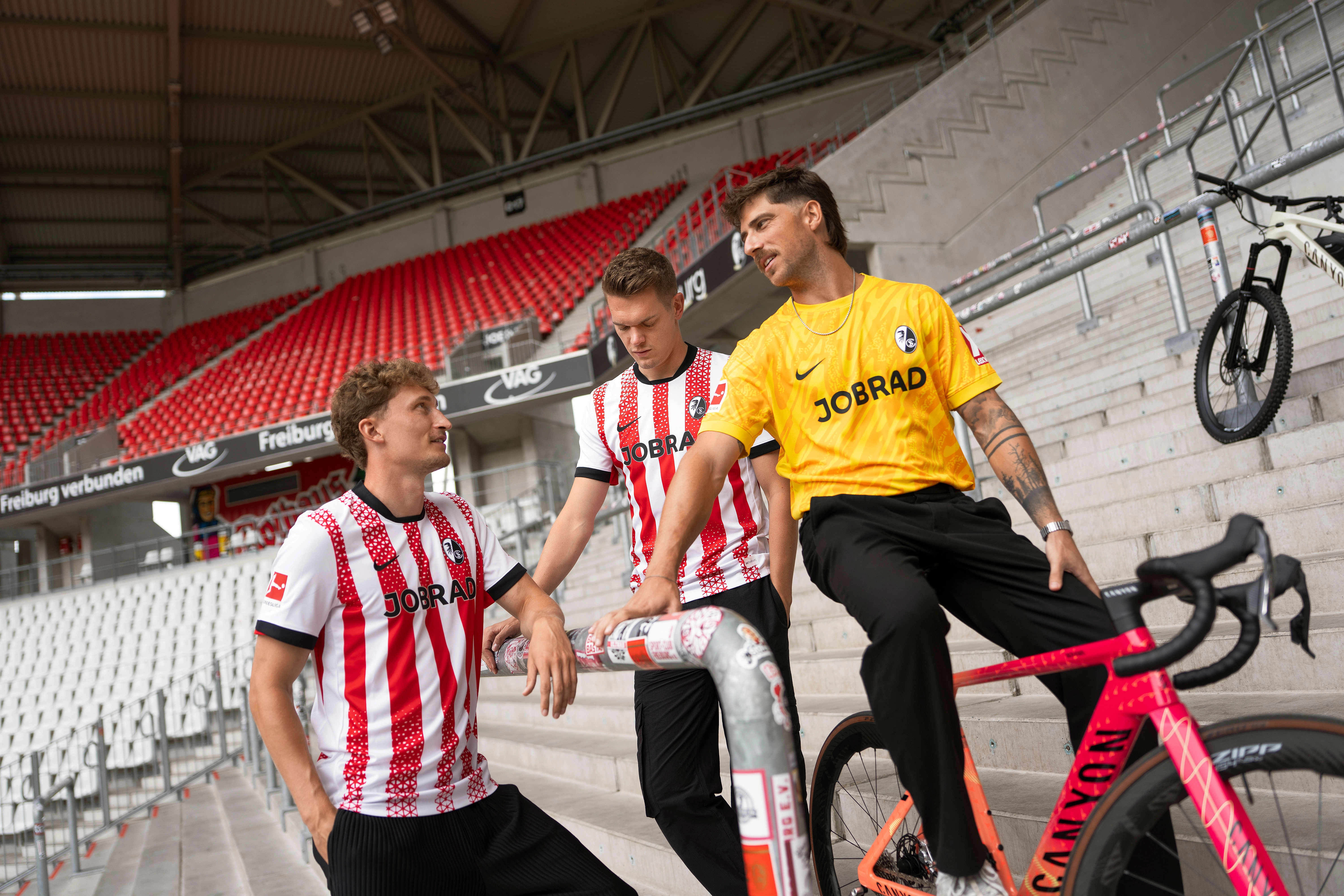 SC fährt JobRad auf der Tribühne Saison 2026-27